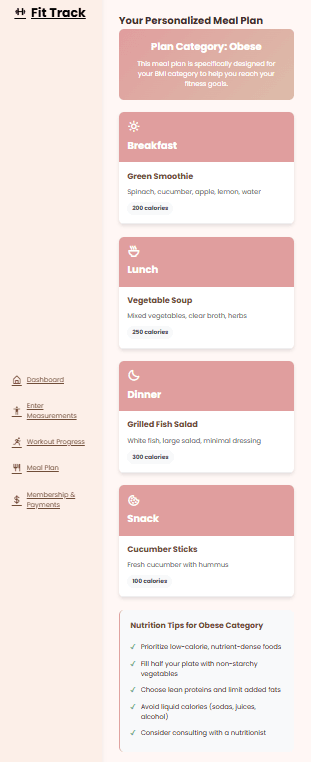 FitTrack screenshot 3